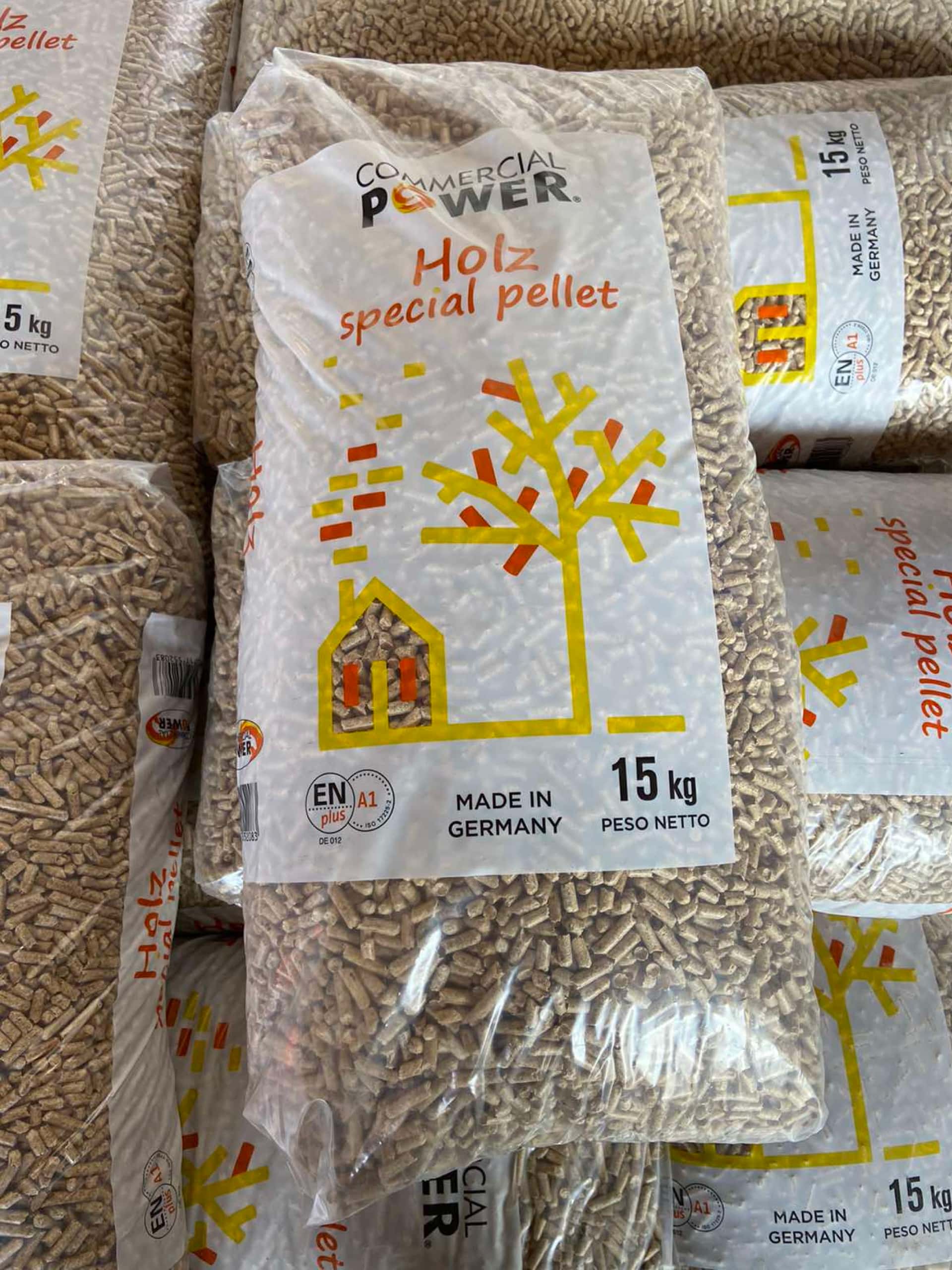 1 Pellets zertifiziert nach EN-plus A1 – 1 Palette mit 65 Säcken zu jeweils 15kg – Bild 1