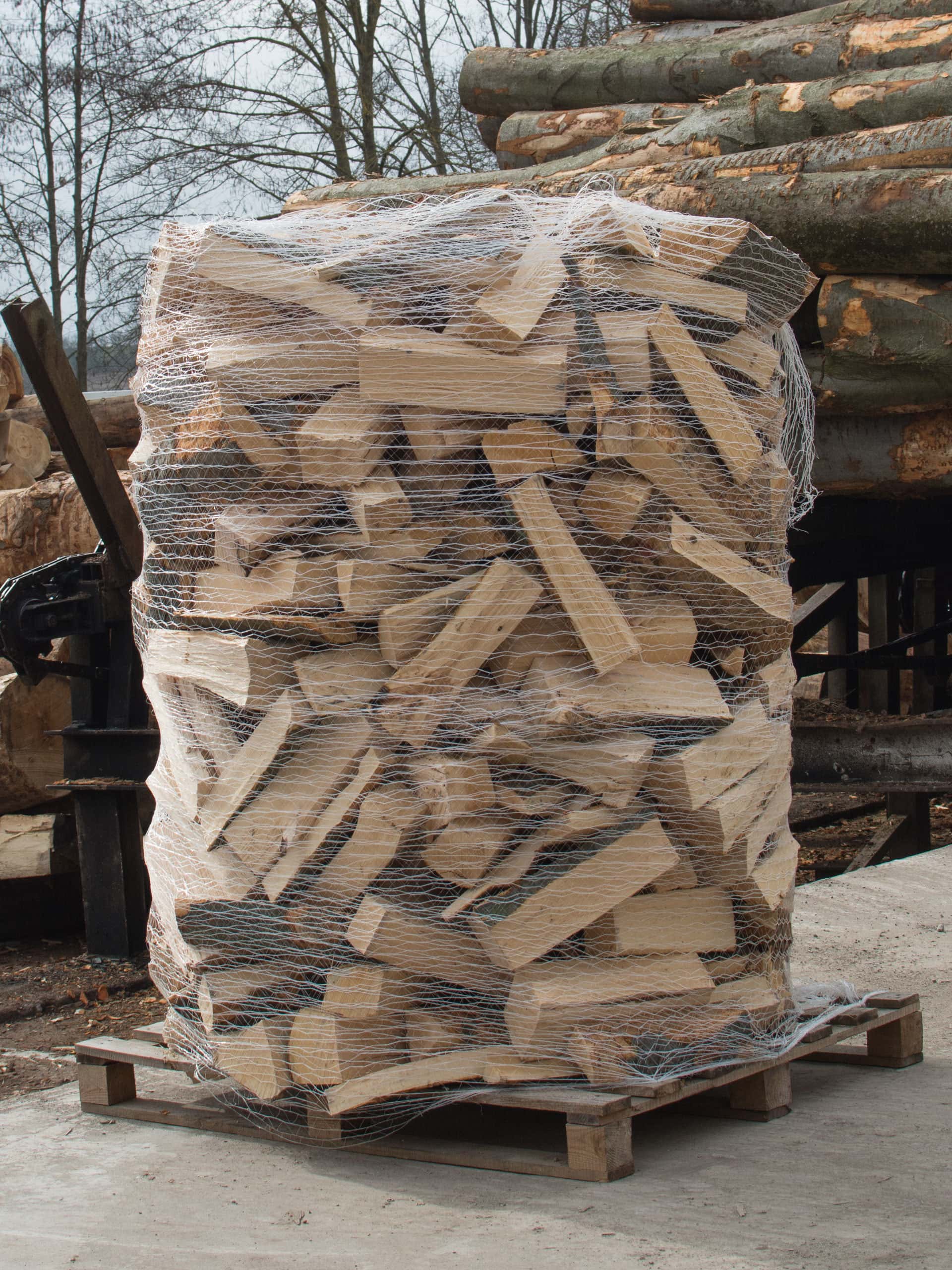 Buche Buchenscheitholz 25 cm – ofenfertig im Packfix mit 1,5 SRM (Schüttraummetern) auf Palette – Bild 1