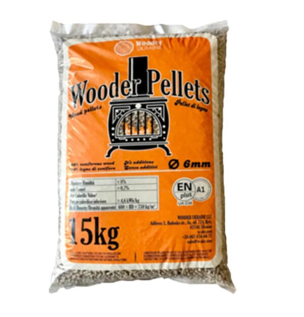 Pellets (EN-plus A1) – Wooder - 1 Sack á 15kg